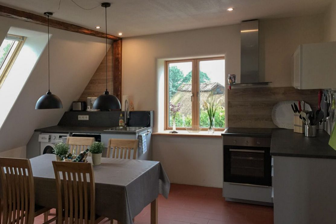 Küche und Essbereich Schmugglerkoje